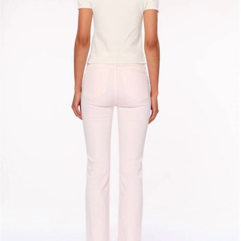 DL1961 Mara Straight Mid Rise Instasculpt Ankle Primrose - Picture 2 of 5